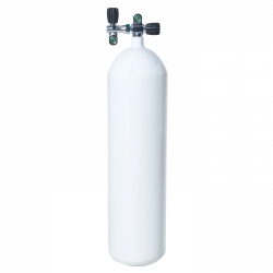 18L/ 230 bar cylinder with double valve "H"