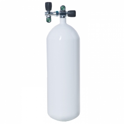 15L/ 230 bar cylinder with double valve "H"