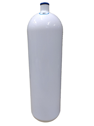 10L/ 300 bar cylinder with double valve "H" FABER