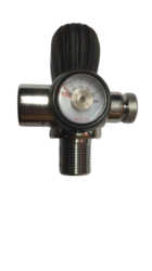 Mono valve 300 bar with manometer for Airgun - kopie