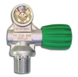 Valve mono 232 bar/ O2_left-sided
