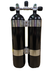 Twin set 2 x 7L/230 bar DIR concave _ black