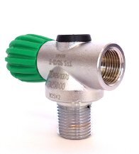 Valve 232 bar for rebreather O2 100% M26x2