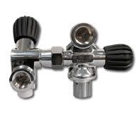 Double valve 232 bar 3/4"