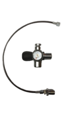 Mono valve 300 bar with manometer for Airgun