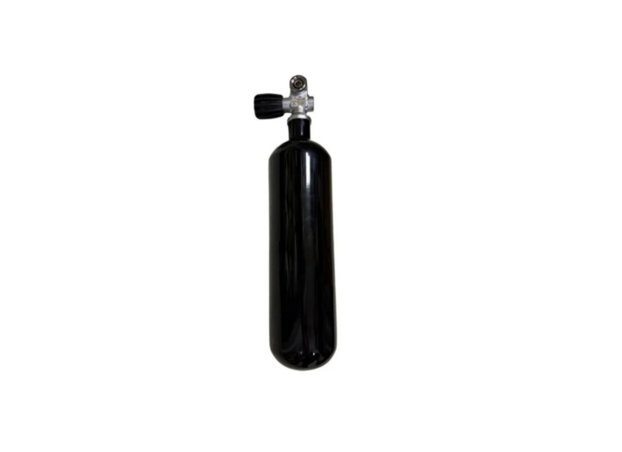 2L/ 300 bar cylinder black ECS